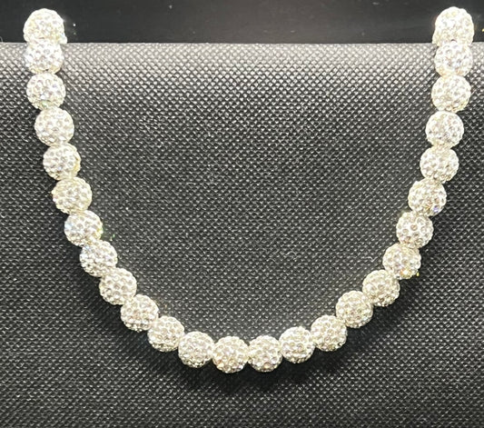 Bling Necklace - White Out