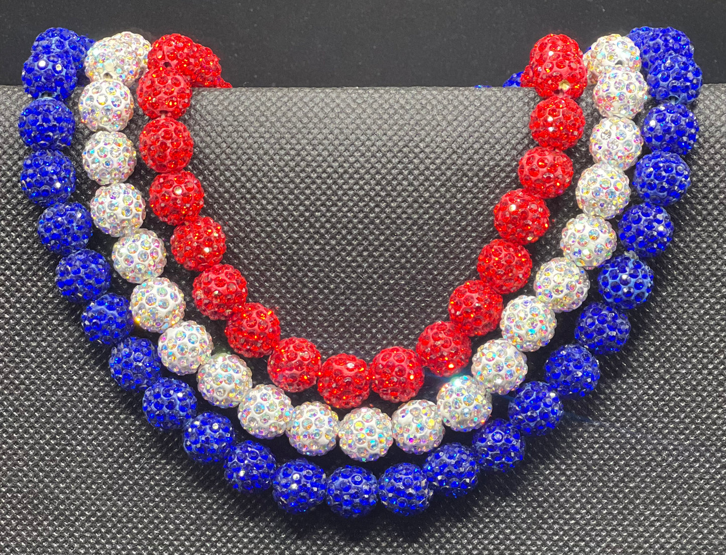 Solid Bling Necklace - Red Hot